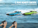 VOLANTEX ARROBOLT SR40 40CM BRUSHLESS BOAT RTR - BLUE (WITH USB CHARGER)