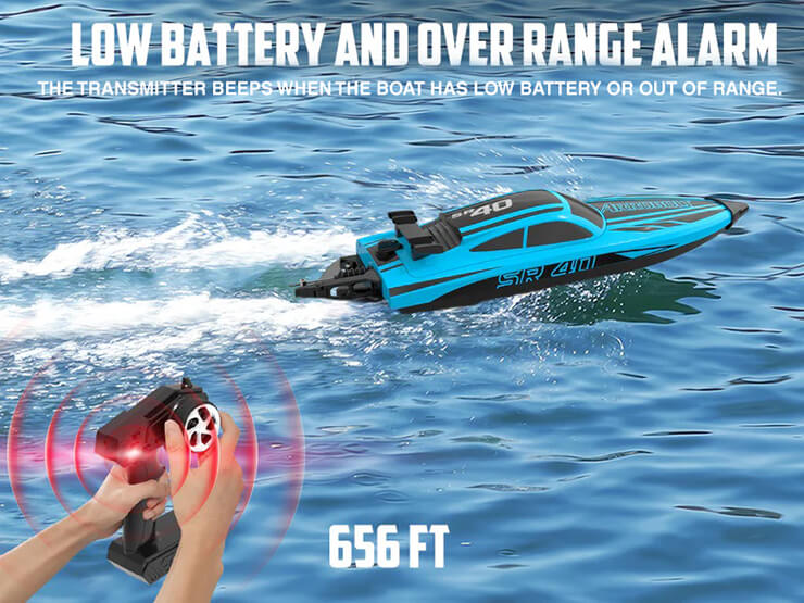 VOLANTEX ARROBOLT SR40 40CM BRUSHLESS BOAT RTR - BLUE (WITH USB CHARGER)