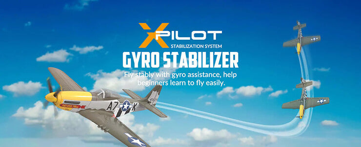 VOLANTEX P-51D MUSTANG GREEN 4CH 500MM BRUSHLESS WITH GYRO RTF