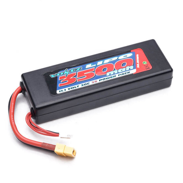 VOLTZ 3500MAH HARD CASE 11.1V 3S 30C LIPO BATTERY W/XT60
