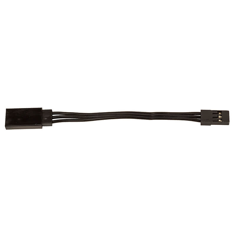 REEDY 75MM SERVO EXTENSION WIRE BLACK (2.95IN)