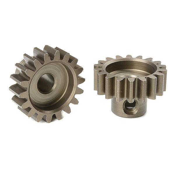 CORALLY M1.0 PINION SHORT HARDENED STEEL 18 TEETH SHAFT DIA. 5MM MOD1