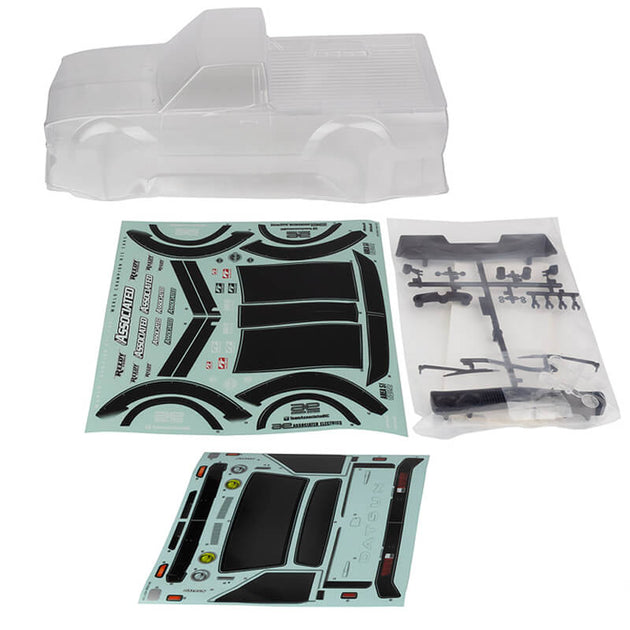 TEAM ASSOCIATED APEX 2 SPORT DATSUN 620 BODYSET CLEAR