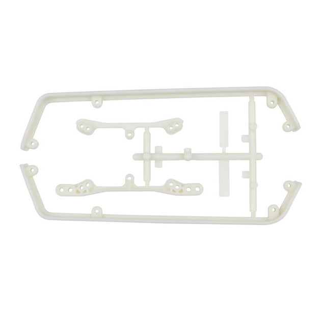 TEAM ASSOCIATED 6X6 SIDE RAILS AND TOWER COVERS, NATURAL