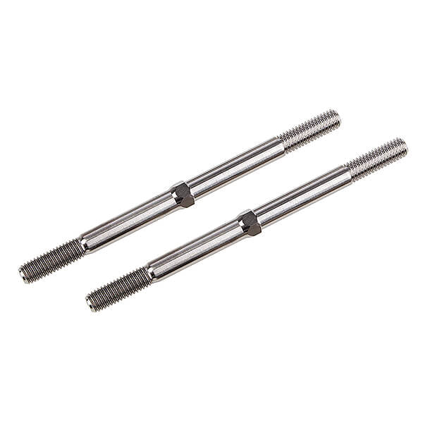 TEAM ASSOCIATED FT TITANIUM TURNBUCKLES 5 X 80MM (2)