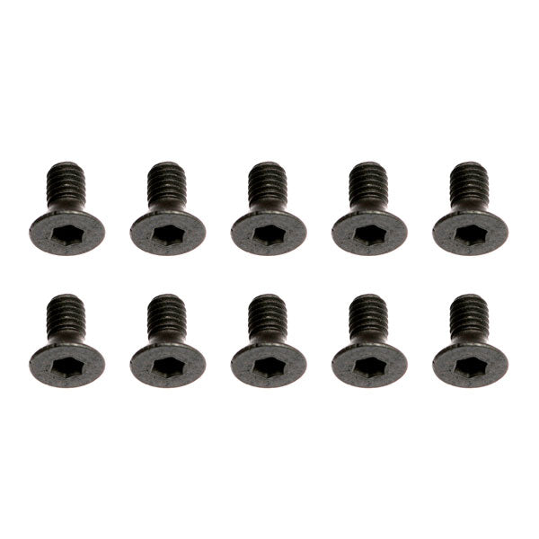 TEAM ASSOCIATED M3 X 0.5 X 6 FHCS SCREWS (10)
