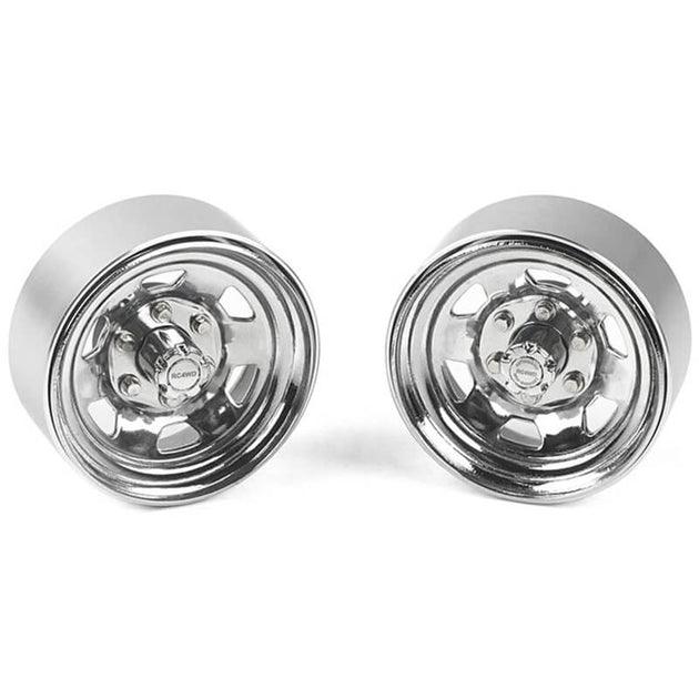 RC4WD STAMPED STEEL 1.7" BEADLOCK SR5 WHEELS (CHROME)