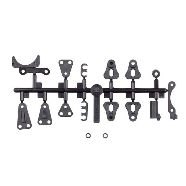 TEAM ASSOCIATED RC10B84 BATTER Y HOLDER AND FAN MOUNT SET