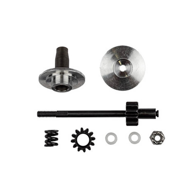 TEAM ASSOCIATED RC10 6-GEAR TRANS TOP SHAFT/PINION/HUB/SPR