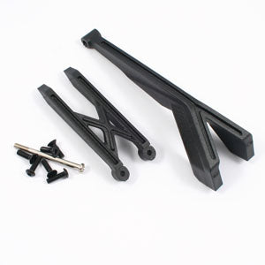 HOBAO HYPER 10 SC FRONT/REAR CHASSIS BRACE SET