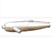 HOBAO HYPER 7.5 POLISHED MUFFLER
