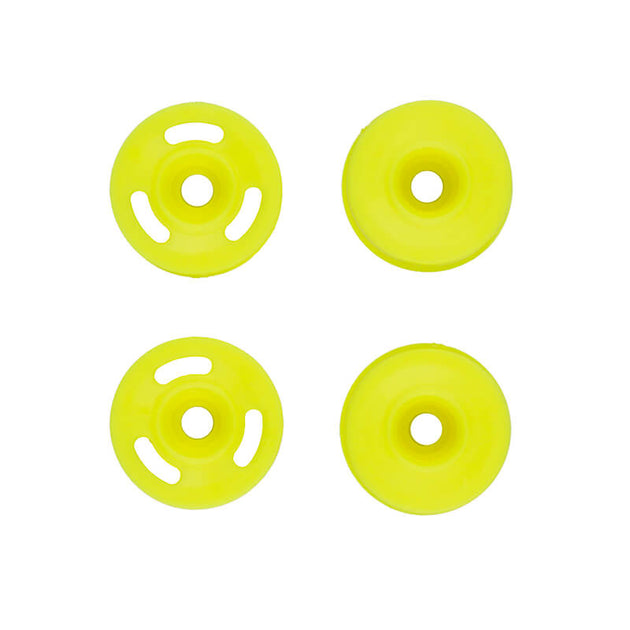 TEAM ASSOCIATED RC28R WHEEL SET, YELLOW