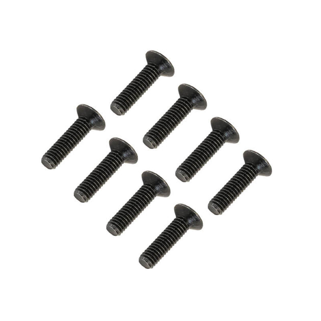 FTX FLAT HEAD HEX SCREW M3 X 12MM (8PC)