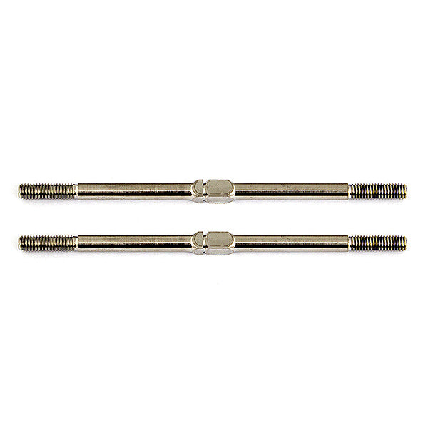 TEAM ASSOCIATED FT TITANIUM TURNBUCKLES 3X67MM SILVER (2)