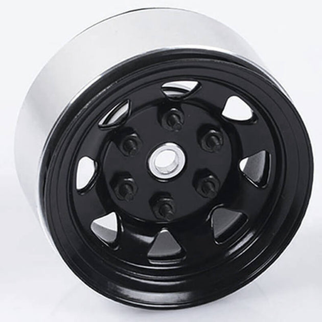 RC4WD STAMPED STEEL 1.55" STOCK BLACK BEADLOCK WHEELS