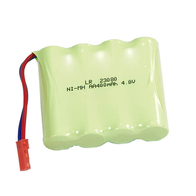 HUINA CY1331 BATTERY 4CELL 400MAH 4.8V NI-MH RED JST PLUG