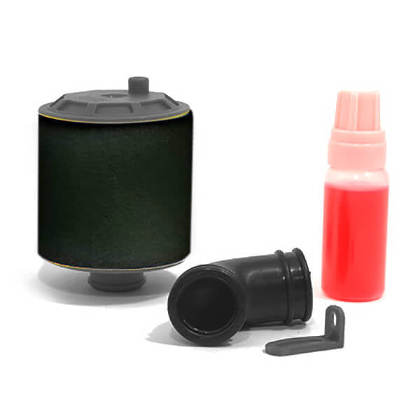 FASTRAX 1/10TH AIR FILTER RE-BUILDABLE - BLACK