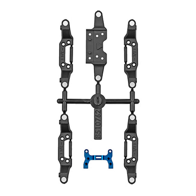 TEAM ASSOCIATED RC28R UPPER & LOWER FRONT ARM SET