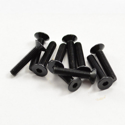 HOBAO M3X15MM HEX SOCKET COUNTERSUNK SCREWS