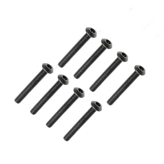 FTX BUTTON HEAD HEX SCREW M3 X 28MM (8PC)
