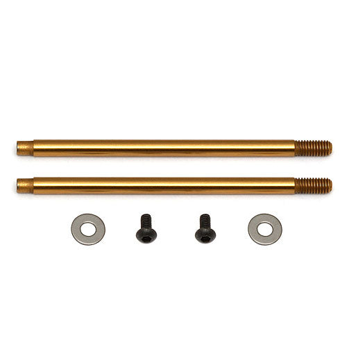 ASSOCIATED 3X35MM SHOCK SHAFT V2 TIN FOR AS91579 BODY (2)
