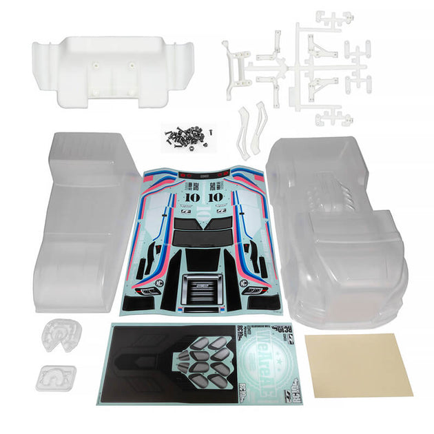 TEAM ASSOCIATED 6X6 BODY SET CLEAR