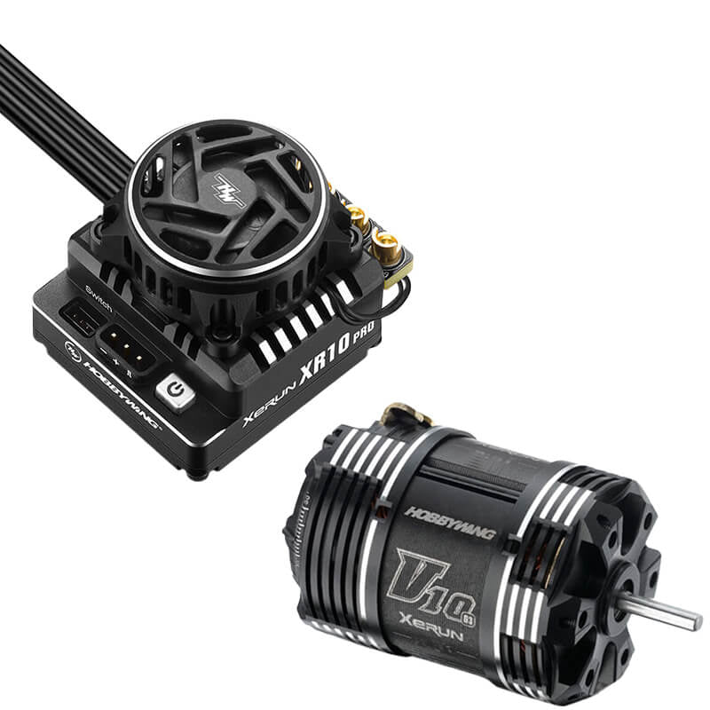 HOBBYWING XERUN COMBO XR10 PRO G3 BLK ESC + V10 G3 5.5T MOTOR
