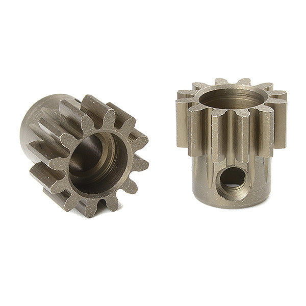 CORALLY M1.0 PINION SHORT HARDENED STEEL 12 TEETH SHAFT DIA. 5MM MOD1