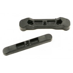 HOBAO HYPER ST FRONT SUS. ARM HOLDER & TOE IN PLATE