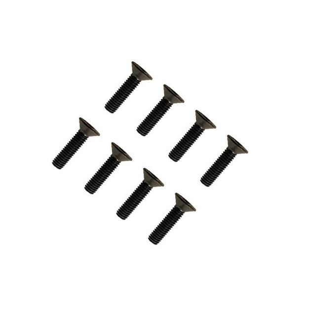FTX FLAT HEAD HEX SCREW M4 X 12MM (8PC)