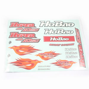 HOBAO HYPER 10 SC DECAL SET