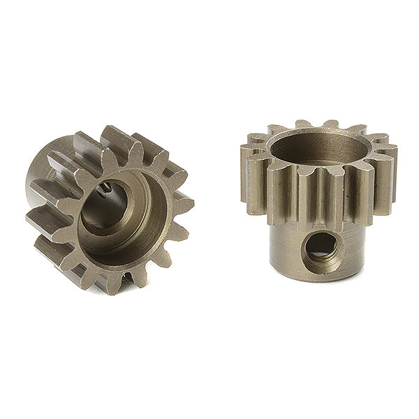 CORALLY M1.0 PINION SHORT HARDENED STEEL 14 TEETH SHAFT DIA. 5MM MOD1