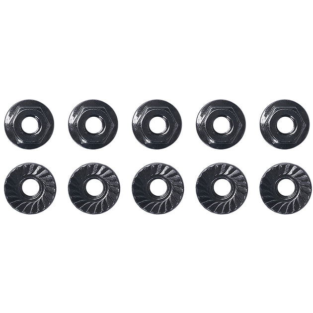 TEAM ASSOCIATED M4 LOW PROFILE SERRATED STEEL WHEEL NUTS (10PCS)