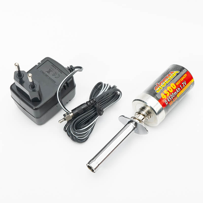 FASTRAX HIGH CAPACITY 4500MAH GLOW STARTER W/CHARGER (EURO 2-PIN PLUG)