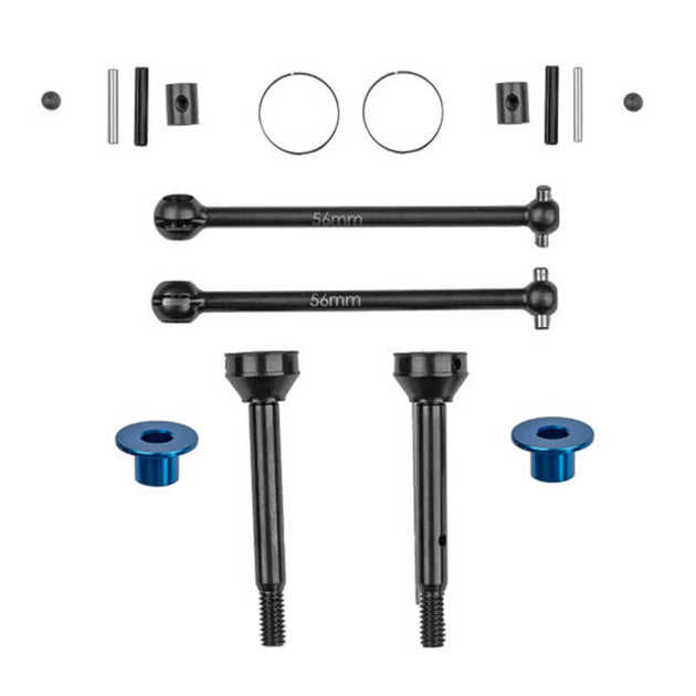 TEAM ASSOCIATED RC10GB REAR CVA SET, 56MM