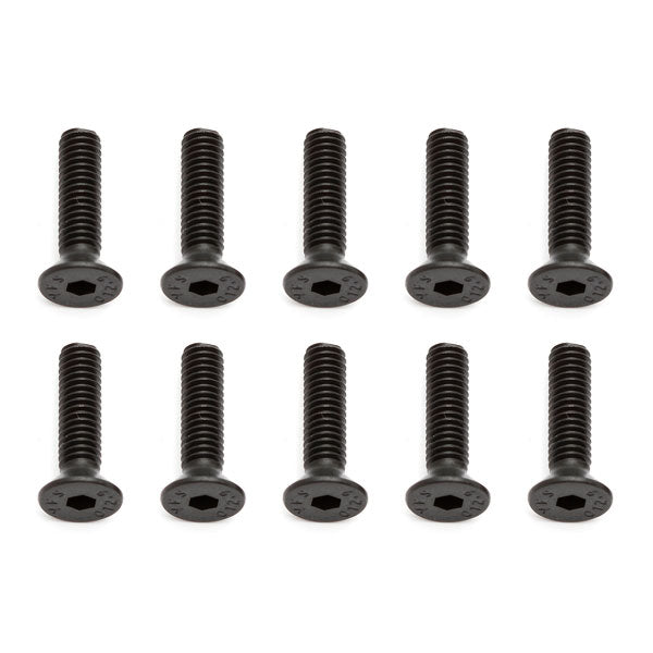 TEAM ASSOCIATED M4 X 16MM FHCS SCREWS(10)
