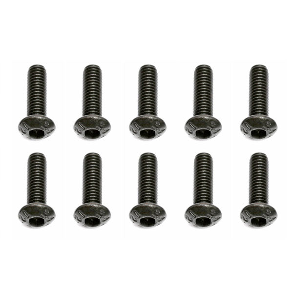 TEAM ASSOCIATED M3 X 10 BUTTON HEAD HEX SCREW (10)