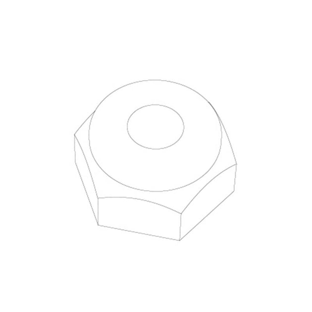 UDI RC UCX24 M2.5 HEX FLANGED NYLON LOCK NUT(8PCS)