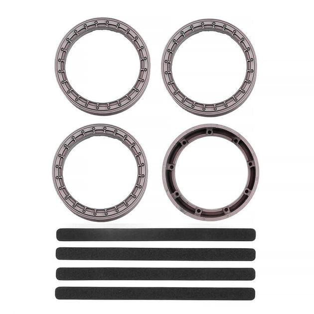 TEAM ASSOCIATED DC10 FT ADJ. WHEEL RIM, BRONZE (4)