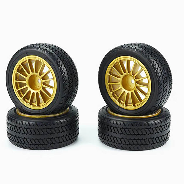 CARISMA M48S TARMAC SPEC TYRES SET 4PCS (MOUNTED)