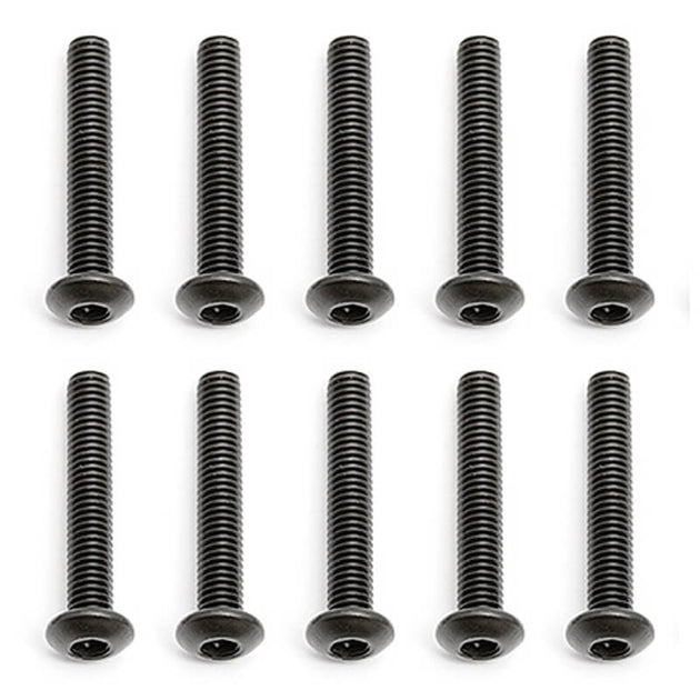 TEAM ASSOCIATED NTC3 M3 X 18MM BUTTON HEAD SCREWS