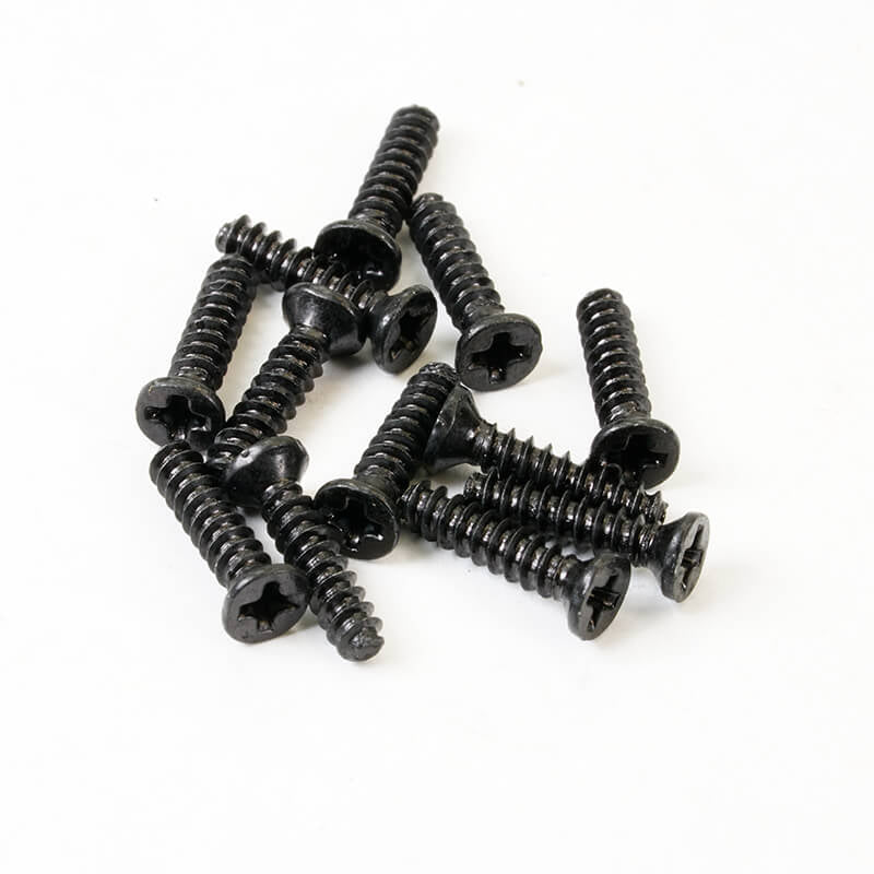 FTX HAVOK FLATHEAD SELF TAPPING SCREWS 2.3 X 10MM (12PC)