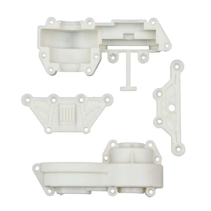 TEAM ASSOCIATED 6X6 MOTOR MOUNT GEARBOX CASE SET NATURAL