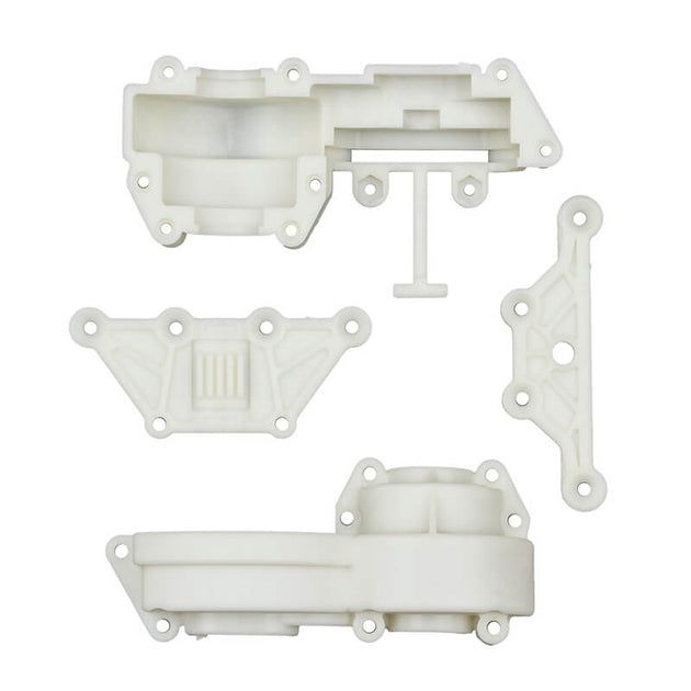 TEAM ASSOCIATED 6X6 MOTOR MOUNT GEARBOX CASE SET NATURAL
