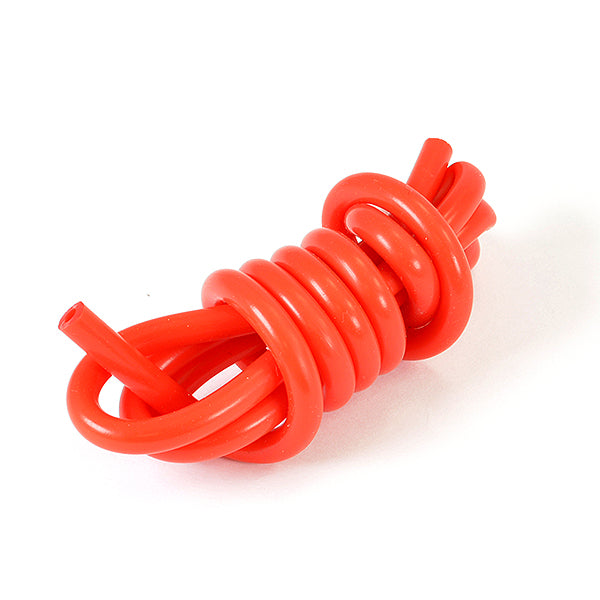 FASTRAX SUPERFLEX SILICONE TUBING FLUO RED (1 METER)
