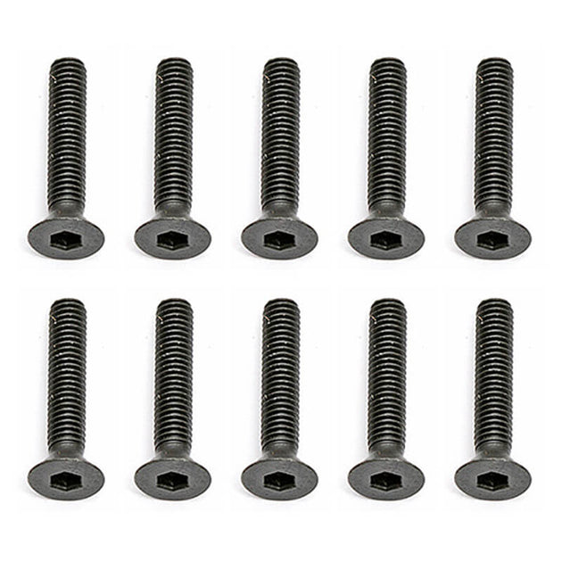 TEAM ASSOCIATED M3 X 16MM FLAT HEAD HEX SCREWS (10)