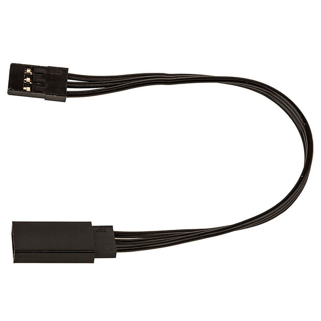 REEDY 125MM SERVO EXTENSION WIRE BLACK (4.92IN)