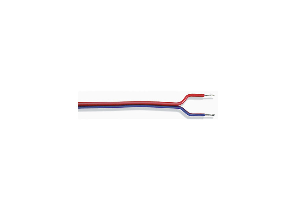 Blue/Red 2-Conductor Wire, 20 Meters / 65 feet 7 inches