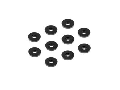 ALU SHIM 3x9x1.0MM - BLACK (10) - RC Hobby Product