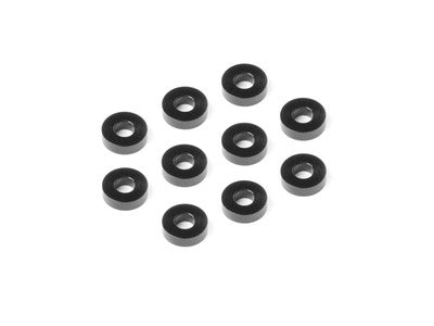 ALU SHIM 3x7x2.0MM - BLACK (10) - RC Hobby Product